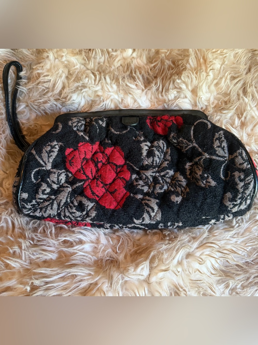 Vera Bradley Jacquard Rose Clutch/Wristlet